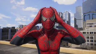 Spiderman 2 new webbed suit gameplay