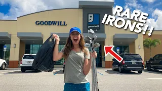 WE SPOTTED THESE GOLF CLUBS BEFORE ANYONE ELSE AT GOODWILL