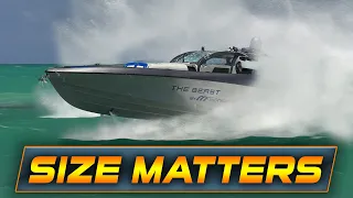 BOAT WITH 2700 HP CRUSHES HAULOVER INLET! | Boats vs Haulover Inlet