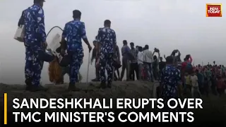 TMC Minister's Controversial Remarks Spark Protests in Sandeshkhali | Sandeshkhali News