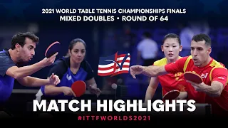 Silva/Madrid vs Robles/Xiao | 2021 World Table Tennis Championships Finals | XD | R64