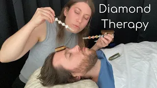 [ASMR] Diamond and Gemstone Therapy Session with Crystal Energy Work