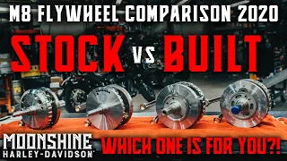 Stock VS Built | M8 Flywheel Comparison 2020 with Moonshine H-D | Shop Talk Episode 46