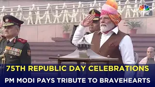 75th Republic Day: PM Modi Honours Bravehearts At National War Memorial | CNBC TV18