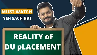 Reality of Delhi University placements !!! Must watch video