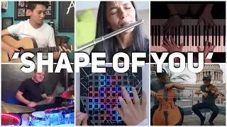 Who Played It Better: Shape Of You (Guitar, Violin, Piano, Flute, Drum, Launchpad)