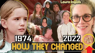 LITTLE HOUSE ON THE PRAIRIE 1974 Cast Then and Now 2022 INCREDIBLE How They Changed