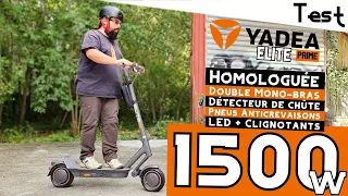 "Test" LA PLUS SÛRE DES TROTTINETTES 🛴 "YADEA Elite Prime"