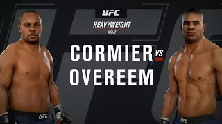 EA Sports UFC 3 - Daniel Cormier vs Alistair Overeem - Gameplay (HD) [1080p60FPS]