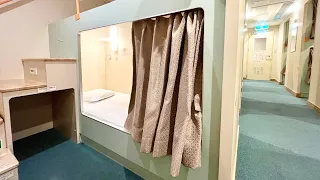 Japanese Capsule Hotel Ferry from Osaka to Fukuoka | Easily Accessible from Kansai Airport