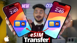 How to Transfer Jio E Sim from Old iPhone to New iPhone (Step-by-Step Guide)