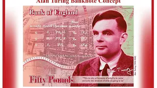 Bank of England celebrates 'outstanding' Alan Turing on new £50 note