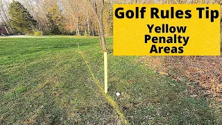 Golf Rules Tip: Yellow Penalty Areas - Attention!  Watch our 2023 Rules Video update after watching!