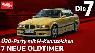 7 neue Oldtimer - Ü30-Party mit H-Kennzeichen von M3 über Hummer bis Twingo! I auto motor und sport