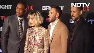 Will Smith & Joel Edgerton At The Mumbai Premiere Of 'Bright'