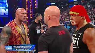 WWE Smackdown 4/12/24 -  Stone Cold & Hulk Hogan Returns & Confronts The Bloodline,highlights Review