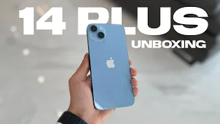 iPhone 14 Plus BLUE Unboxing + First Impressions