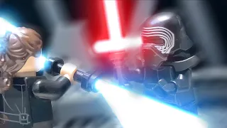 Lego Star Wars Stop Motion Film: Rey vs Kylo Ren (Duel of the Fates)