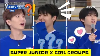 [ENG SUB] SUPER JUNIOR with Popular Girl groups 😍