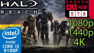 Halo Reach - RX 570 - 1080p - 1440p - 4K - Master Chief Collection - Gameplay Benchmark PC