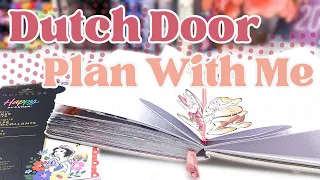 How to Create a TRIFOLD Dutch Door Spread | Weekly Creative Journal Setup