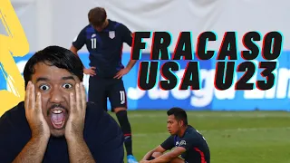 Fracaso USA U23/ México vs Honduras la Final