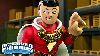 Gotham Adventures With Shazam! | Secret Search | DC Super Friends | Kids Show | Super Hero Cartoons