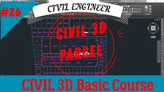 How to Create Parcel in Civil 3D | Parcel Creation Tools | How to split a plot of land in CIVIL 3D