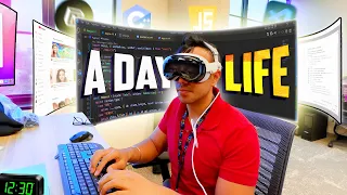 A Day in Life of a Software Engineer from Future! (Ft. Vision Pro)