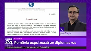 MAE expulzează un diplomat de la Ambasada Rusiei la București