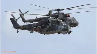 Czech Air Force Mi-35 + Mi-17 Combat Search and Rescue Demo (CSAR) Texel Airshow 2018 (EHTX)