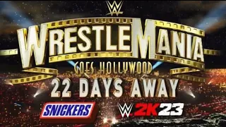 Wrestlemania 39 Official Countdown - 22 Days Away