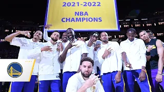 Golden State Warriors Receive 2022 NBA Championship Rings 💍