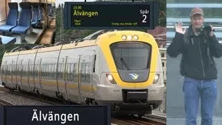 Tågresa till Älvängen 2013. Resa med Västrafik Pendeltåg X61.