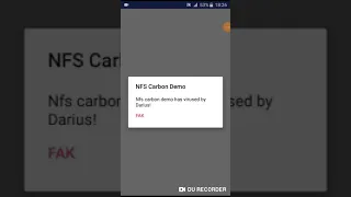 When nfs carbon demo has been virused