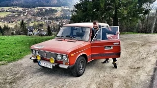 Lada VAZ 2106 Zakopane 13.04.2016 Krzysztof Gurbiel Paweł Gawroński Nowotarska24.com