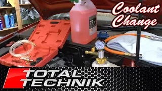 How to Change Coolant (AntiFreeze) - Audi VW Seat Skoda - 2.0 TDI (ALL MODELS)