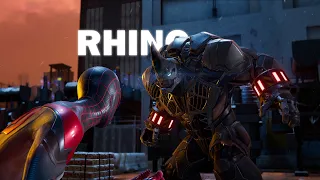 Spider-Man Miles Morales Rhino Boss Fight - Miles & Peter's Incredible Team-Up Against the Rhino!