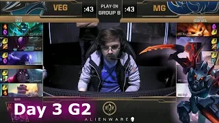 Vega Squadron vs MEGA | Day 3 Play-Ins of LoL MSI 2019 | VEG vs MG