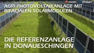 Agri-Photovoltaikanlage mit bifacialen Solarmodulen