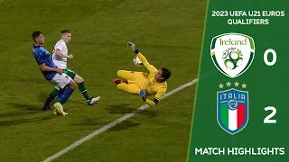 HIGHLIGHTS |  Ireland U21 0-2 Italy U21 - 2023 UEFA European Under-21 Championship