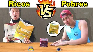 RICOS VS POBRES BATENDO BAFO PARA GANHAR O ÁLBUM DOURADO #33