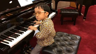 Fantasie Impromptu in C-sharp Minor Op.66 of Chopin (蕭邦 幻想即興曲), by Jonah Ho (age 5)