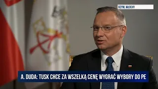 Prezydent Andrzej Duda o TV Republika: istnienie waszej stacji jest ważne dla demokracji.