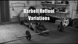 Core Training With Barbell Rollouts (HD)