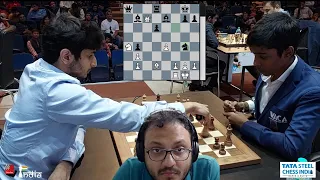 Vidit Gujrathi vs Praggnanandhaa | Tata Steel Chess India 2022 | Commentary by Sagar