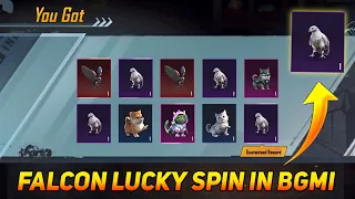 😍FALCON LUCKY SPIN IN BGMI - MYTHIC UPGRADE FALCON SPIN IS HERE @ParasOfficialYT