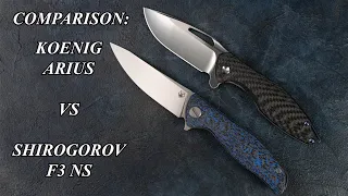 Comparison Review:  The Koenig Arius vs The Shirogorov F3 NS   4K