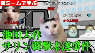 猫ミームで学ぶ池田大作サリン襲撃未遂事件 #猫マニ #猫ミーム