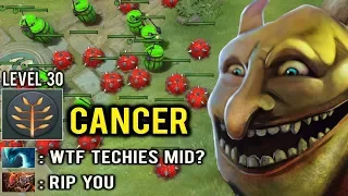 CANCER TECHIES MID IS BACK Fast Level 30 Full Bomb Most Annoying Hero 7.23 Dota 2